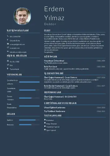 Doktor Cv Örnekleri cv indir
